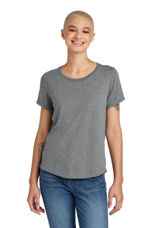Allmade Women's Relaxed Tri-Blend Scoop Neck Tee