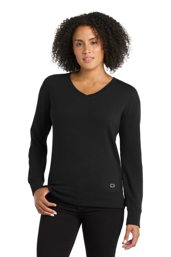 OGIO Women's Luuma Flex Long Sleeve V-Neck