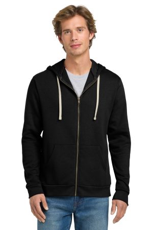 Next Level Apparel Adult Santa Barbara Zip Hoodie.