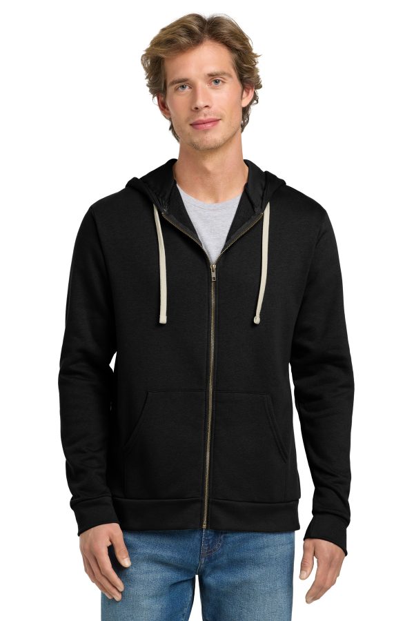 Next Level Apparel Adult Santa Barbara Zip Hoodie.