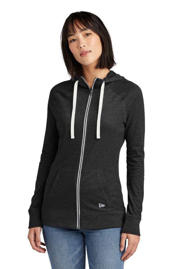 New Era Women's Sueded Cotton Blend Full-Zip Hoodie.