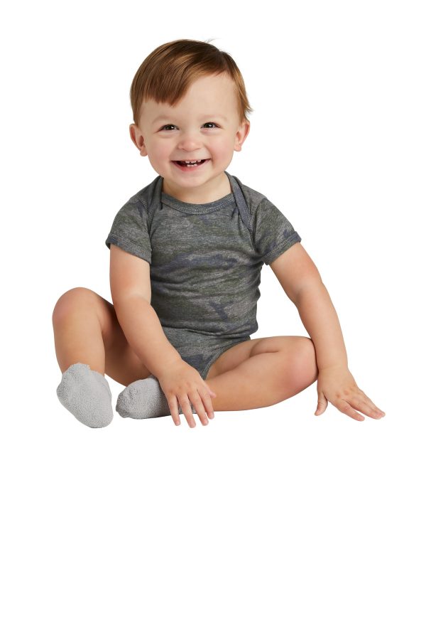 Rabbit Skins Infant Vintage Fine Jersey Bodysuit .