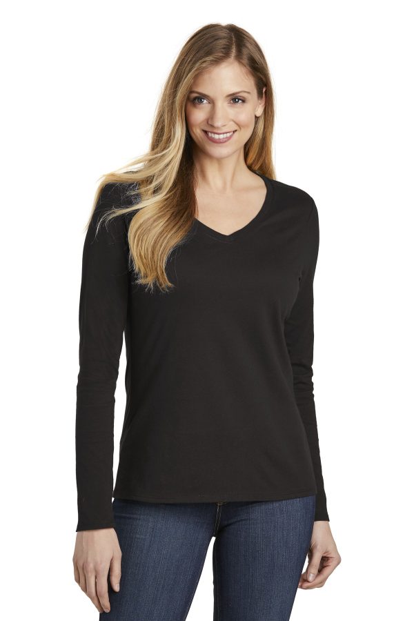 District Women's Very Important Tee Long Sleeve V-Neck.